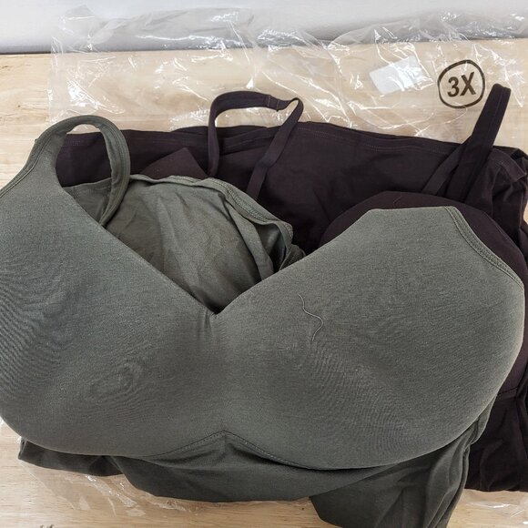 Other - Rhonda Shear 2 pack Molded cup Camisole,#0017, Size 3X